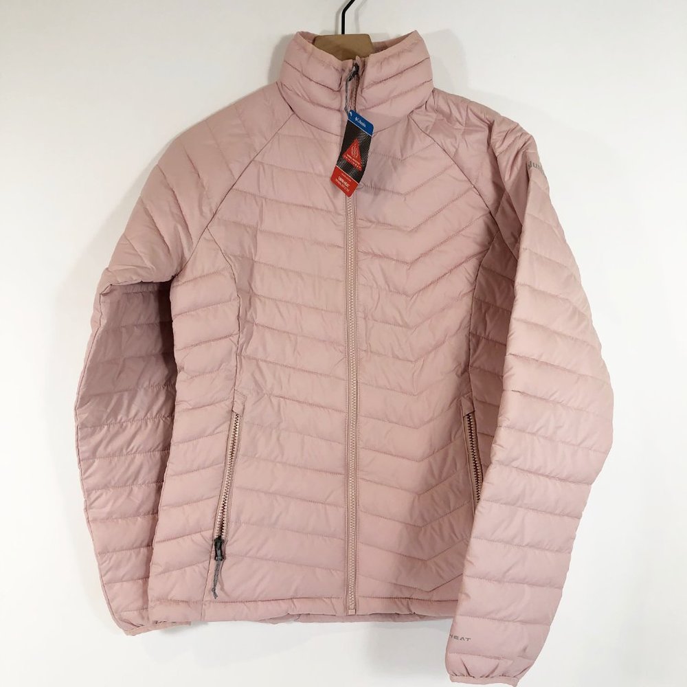Columbia Light Pink Powder Lite Jacket S - Picture 2 of 10